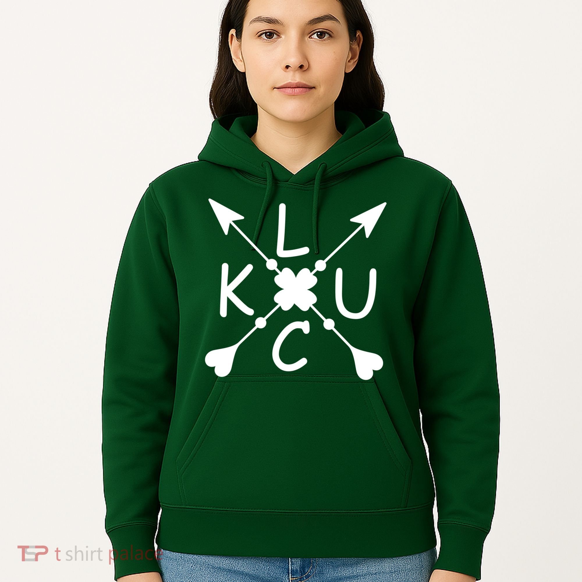 Luck Cross Arrows St Patrick's Day Hoodie