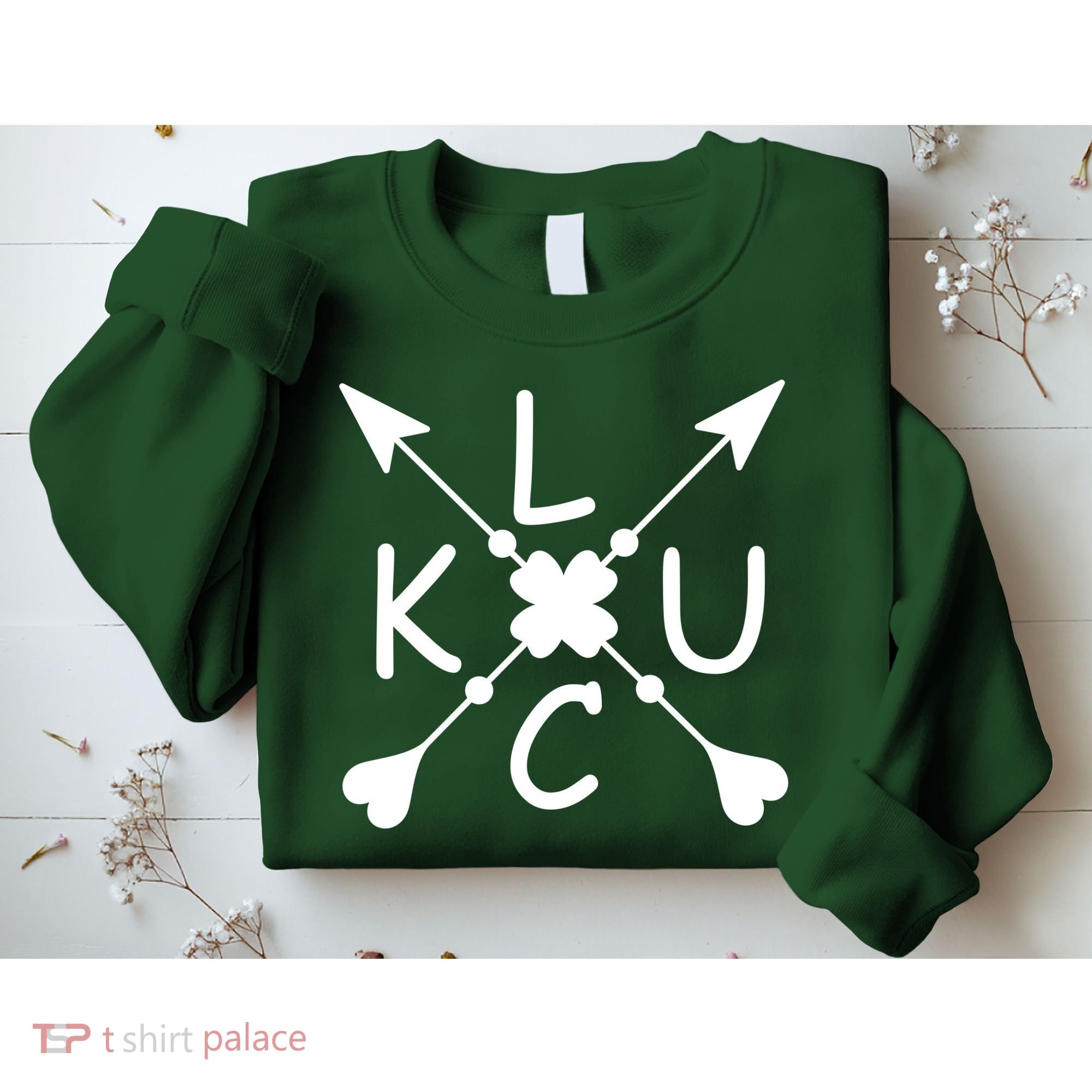 Luck Cross Arrows St Patrick's Day Sweatshirt