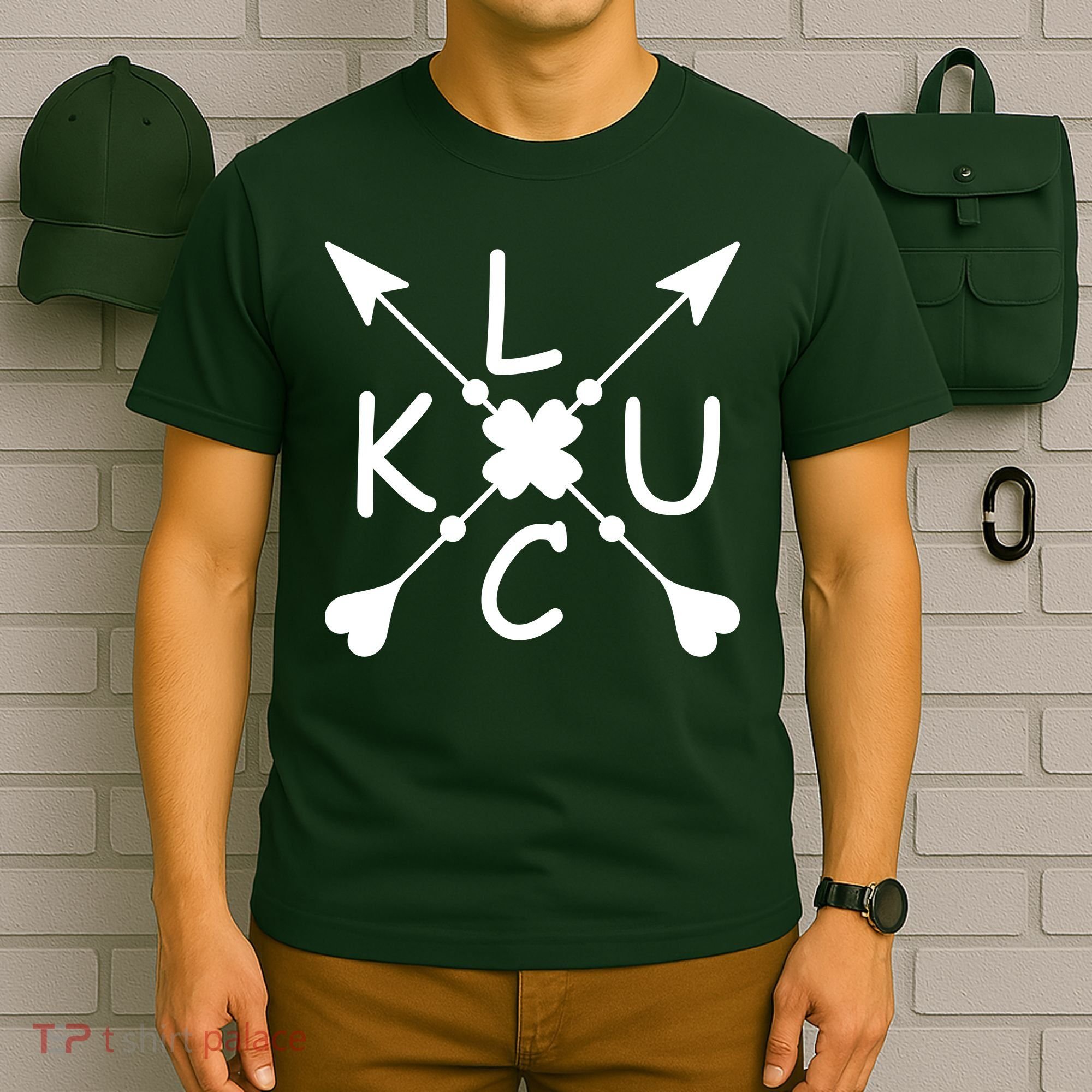 Luck Cross Arrows St Patrick's Day T-Shirt