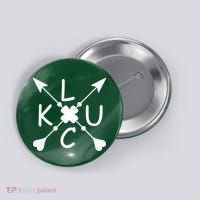 Luck Cross Arrows St Patrick's Day Button thumb 0