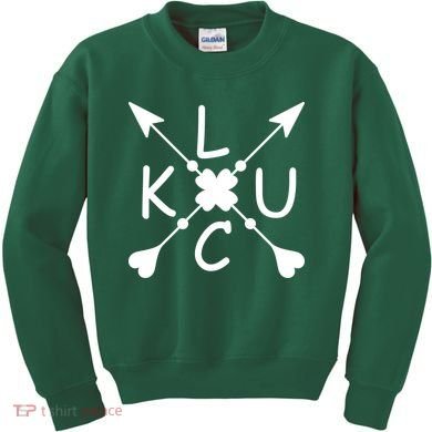Luck Cross Arrows St Patrick's Day Kids Sweatshirt