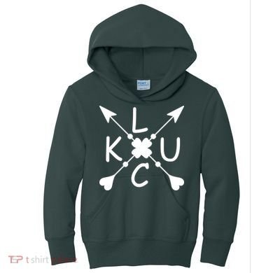 Luck Cross Arrows St Patrick's Day Kids Hoodie
