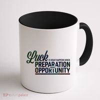 Luck Definition Preparation Meets Opportunity Coffee Mug thumb 1
