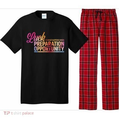 Luck Definition Preparation Meets Opportunity Pajama Set