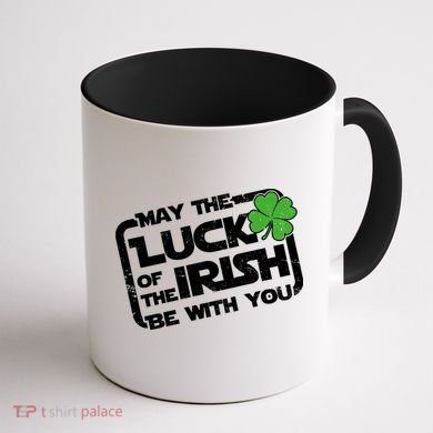 Luck Of The Irish Funny St. Patrick's Day Coffee Mug back