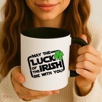 Luck Of The Irish Funny St. Patrick's Day Coffee Mug thumb 3