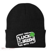 Luck Of The Irish Funny St. Patrick's Day Beanie thumb 0