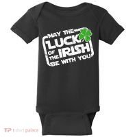 Luck Of The Irish Funny St. Patrick's Day Baby Bodysuit thumb 0