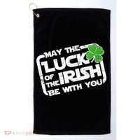Luck Of The Irish Funny St. Patrick's Day Golf Towel thumb 0