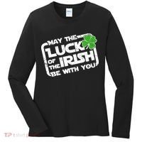 Luck Of The Irish Funny St. Patrick's Day Women's Long Sleeve Shirt thumb 0