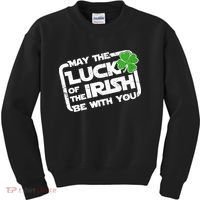 Luck Of The Irish Funny St. Patrick's Day Kids Sweatshirt thumb 0