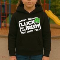 Luck Of The Irish Funny St. Patrick's Day Kids Hoodie thumb 3