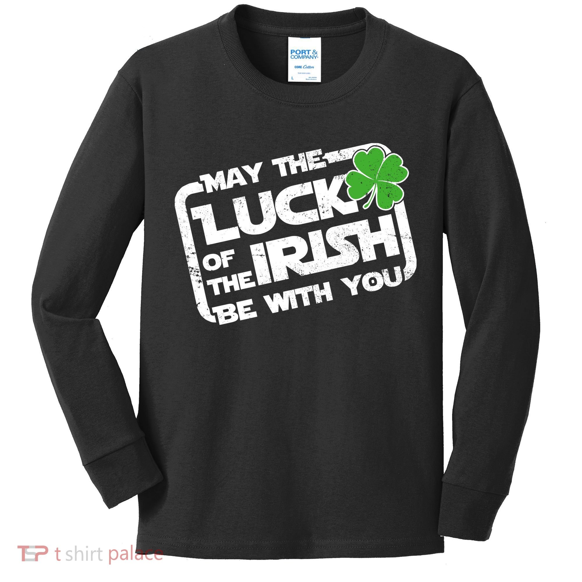 Luck Of The Irish Funny St. Patrick's Day Kids Long Sleeve Shirt