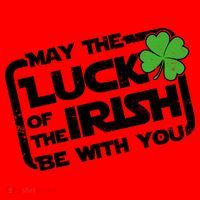 Luck Of The Irish Funny St. Patrick's Day Santa Hat thumb 1
