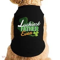 Luckiest Father Ever Doggie Tank thumb 0
