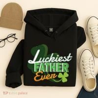 Luckiest Father Ever Hoodie thumb 4