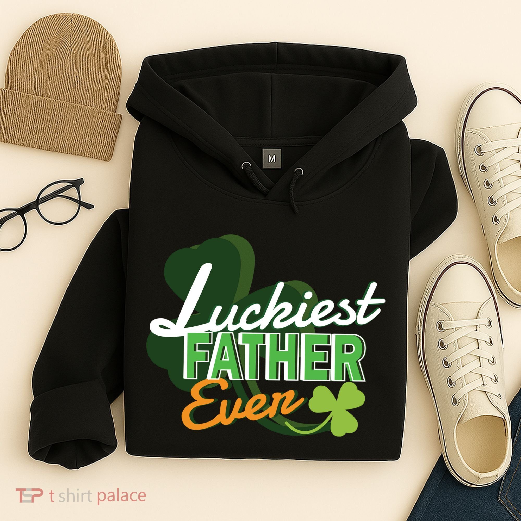 Luckiest Father Ever Hoodie