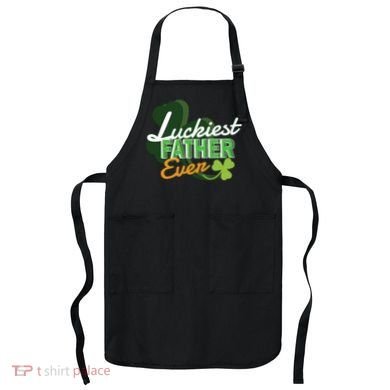 Luckiest Father Ever Apron