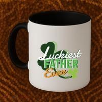 Luckiest Father Ever Coffee Mug thumb 2