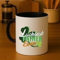 Luckiest Father Ever Coffee Mug thumb 4