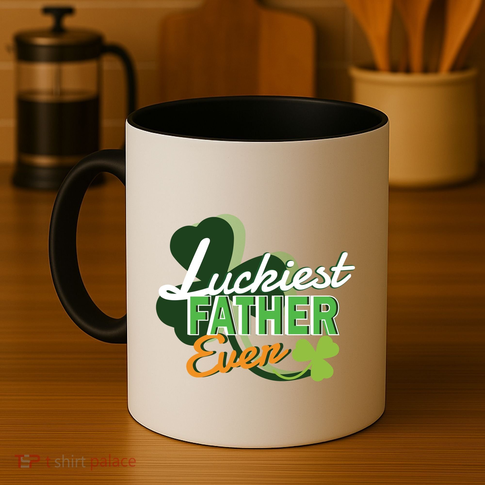 Luckiest Father Ever Coffee Mug
