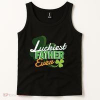 Luckiest Father Ever Tank Top thumb 2