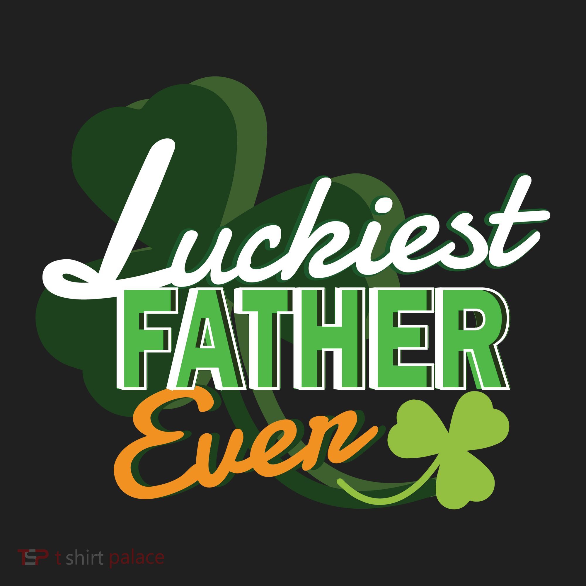 Luckiest Father Ever Golf Towel