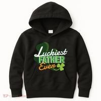 Luckiest Father Ever Kids Hoodie thumb 0