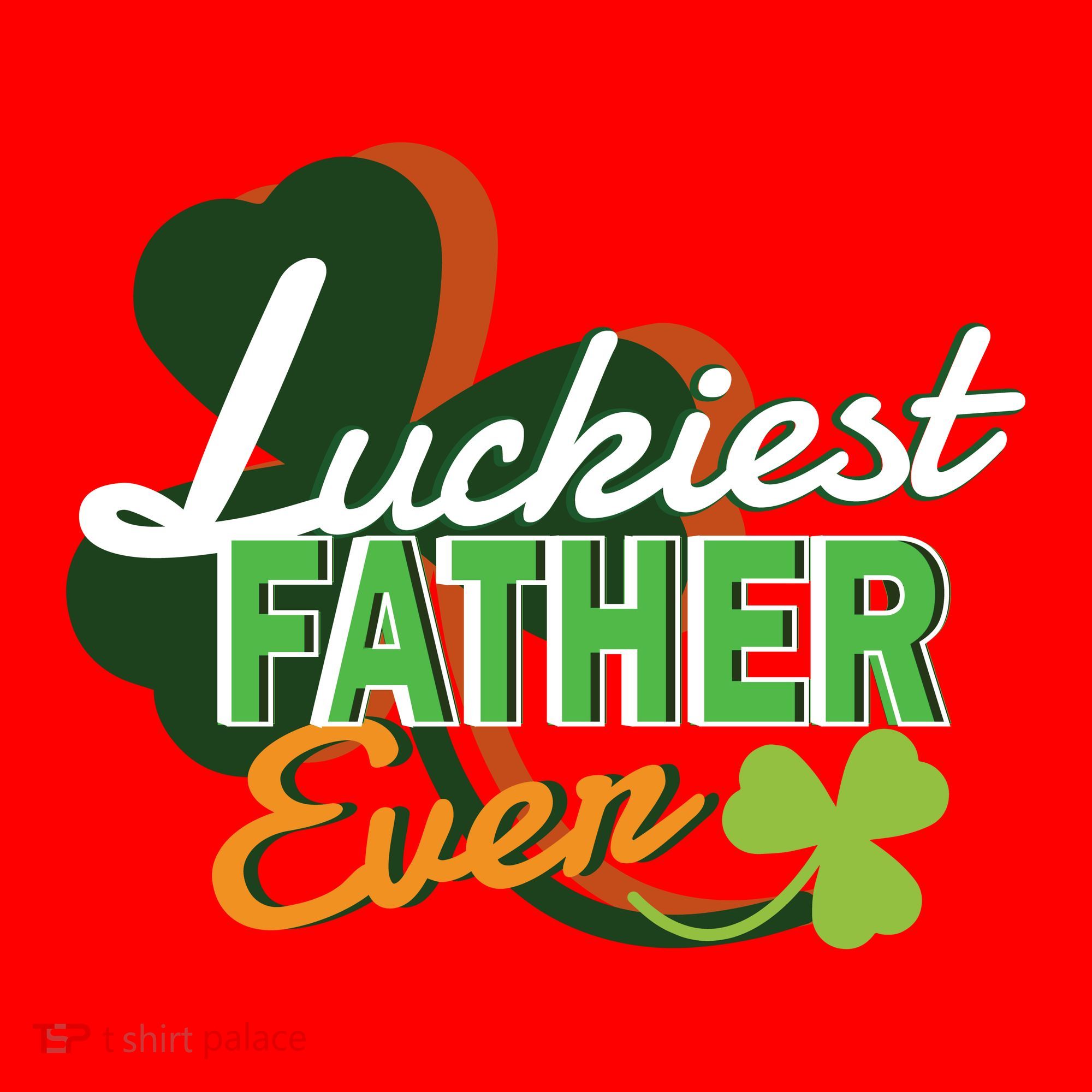 Luckiest Father Ever Santa Hat