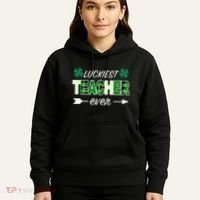 Luckiest Teacher Ever Hoodie thumb 5