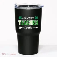 Luckiest Teacher Ever Tumbler thumb 0