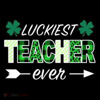 Luckiest Teacher Ever Ornament thumb 1