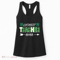 Luckiest Teacher Ever Women's Tank Top thumb 0