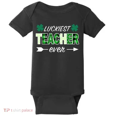 Luckiest Teacher Ever Baby Bodysuit
