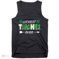 Luckiest Teacher Ever Tank Top thumb 0