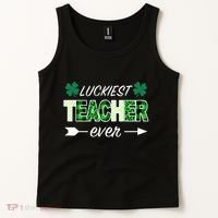 Luckiest Teacher Ever Tank Top thumb 2