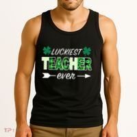 Luckiest Teacher Ever Tank Top thumb 3