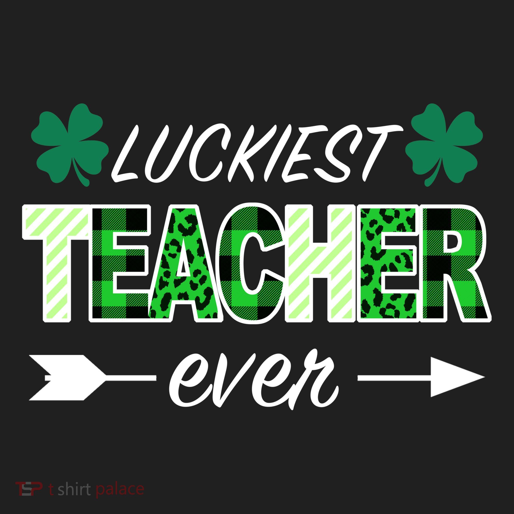 Luckiest Teacher Ever Golf Towel