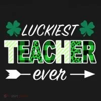 Luckiest Teacher Ever Women's Long Sleeve Shirt thumb 2
