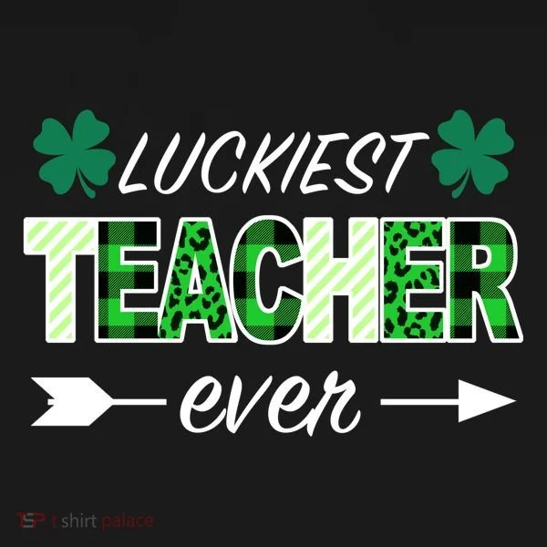 Luckiest Teacher Ever Kids Sweatshirt