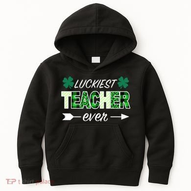 Luckiest Teacher Ever Kids Hoodie