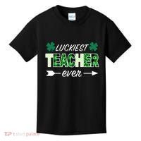 Luckiest Teacher Ever Kids T-Shirt thumb 0