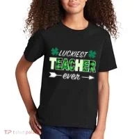 Luckiest Teacher Ever Kids T-Shirt thumb 2