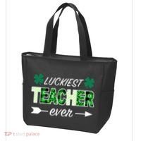 Luckiest Teacher Ever Tote Bag thumb 3
