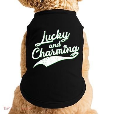 Lucky and Charming St Patrick's Day Doggie Tank