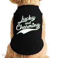 Lucky and Charming St Patrick's Day Doggie Tank thumb 0