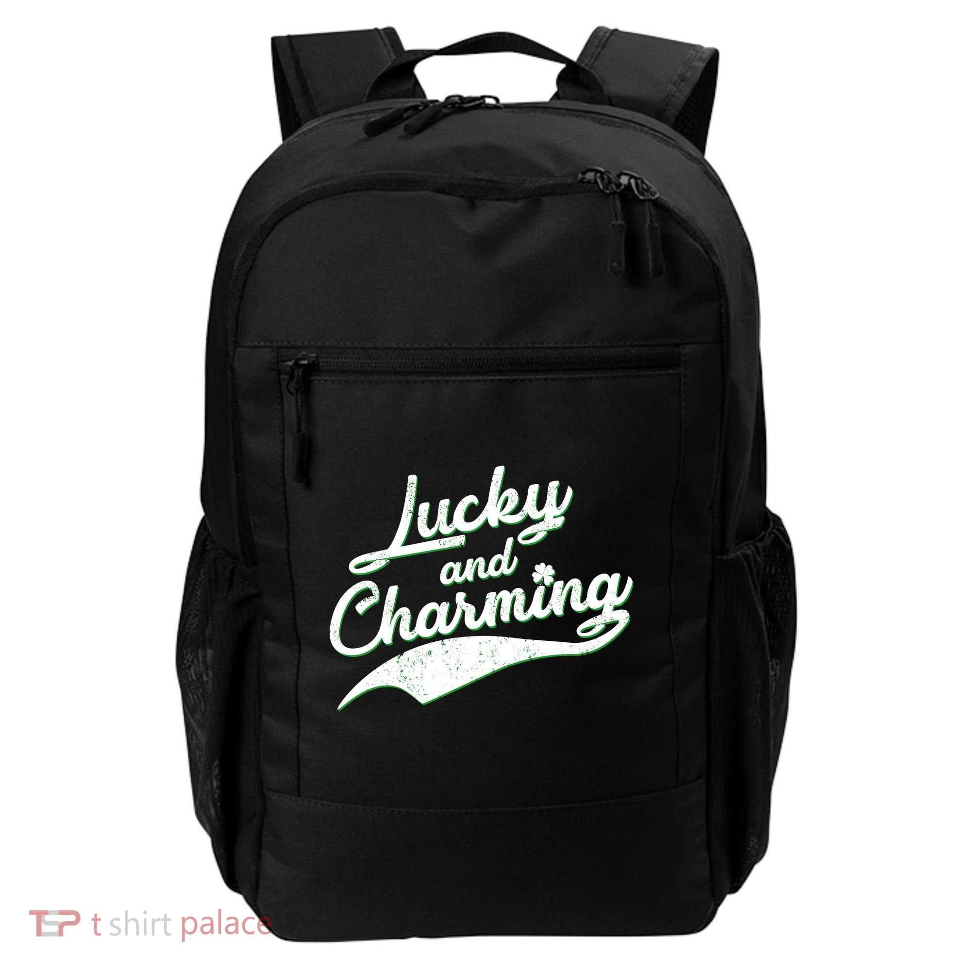 Lucky and Charming St Patrick's Day Backpack