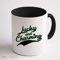 Lucky and Charming St Patrick's Day Coffee Mug thumb 1