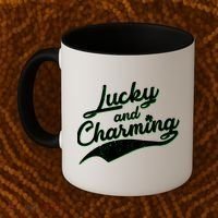 Lucky and Charming St Patrick's Day Coffee Mug thumb 2