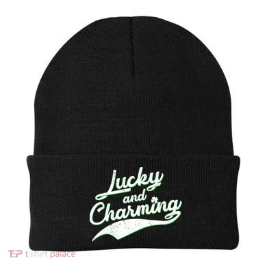 Lucky and Charming St Patrick's Day Beanie